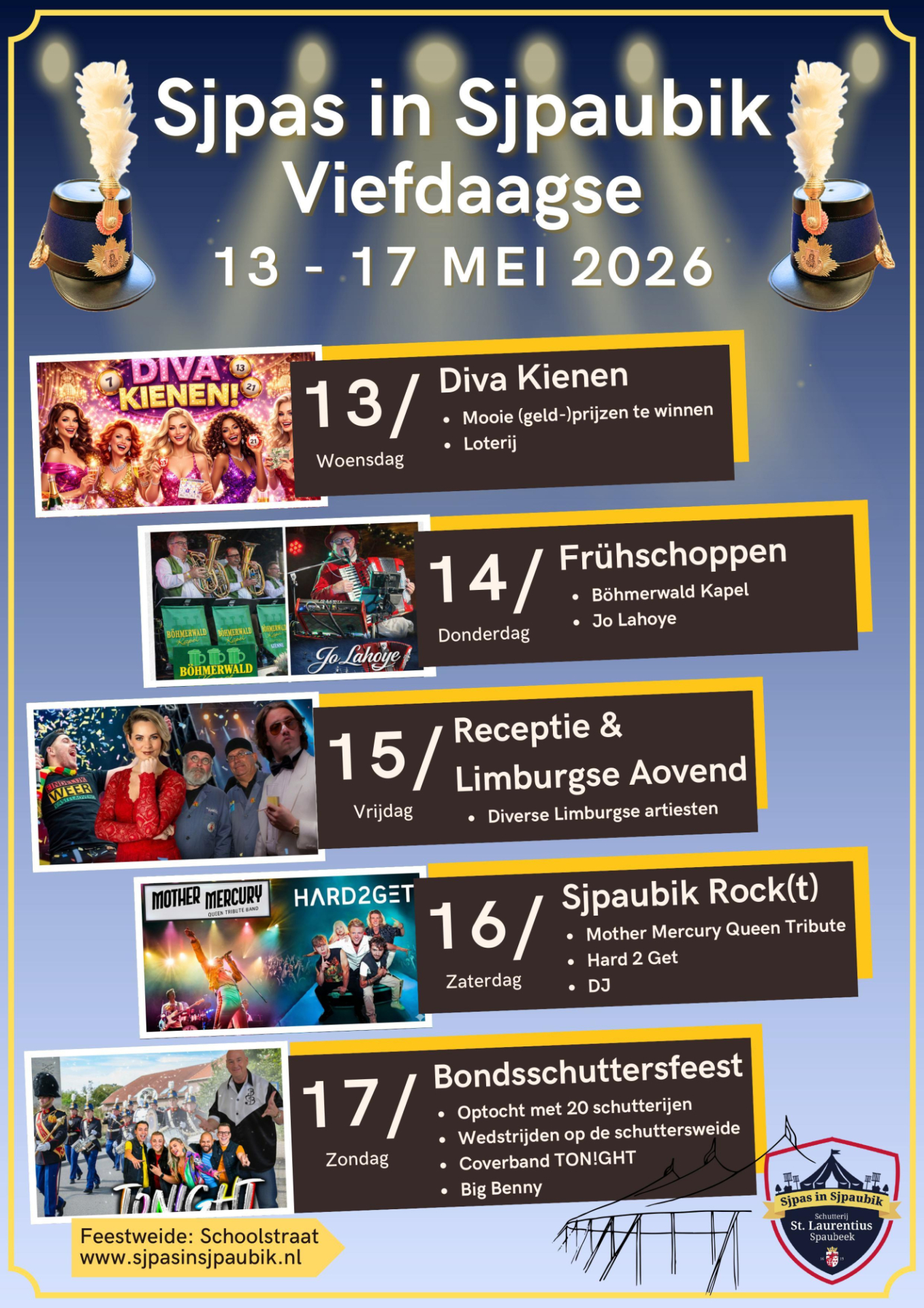 Bondsfeest 2026 Sjpas in Sjpaubik