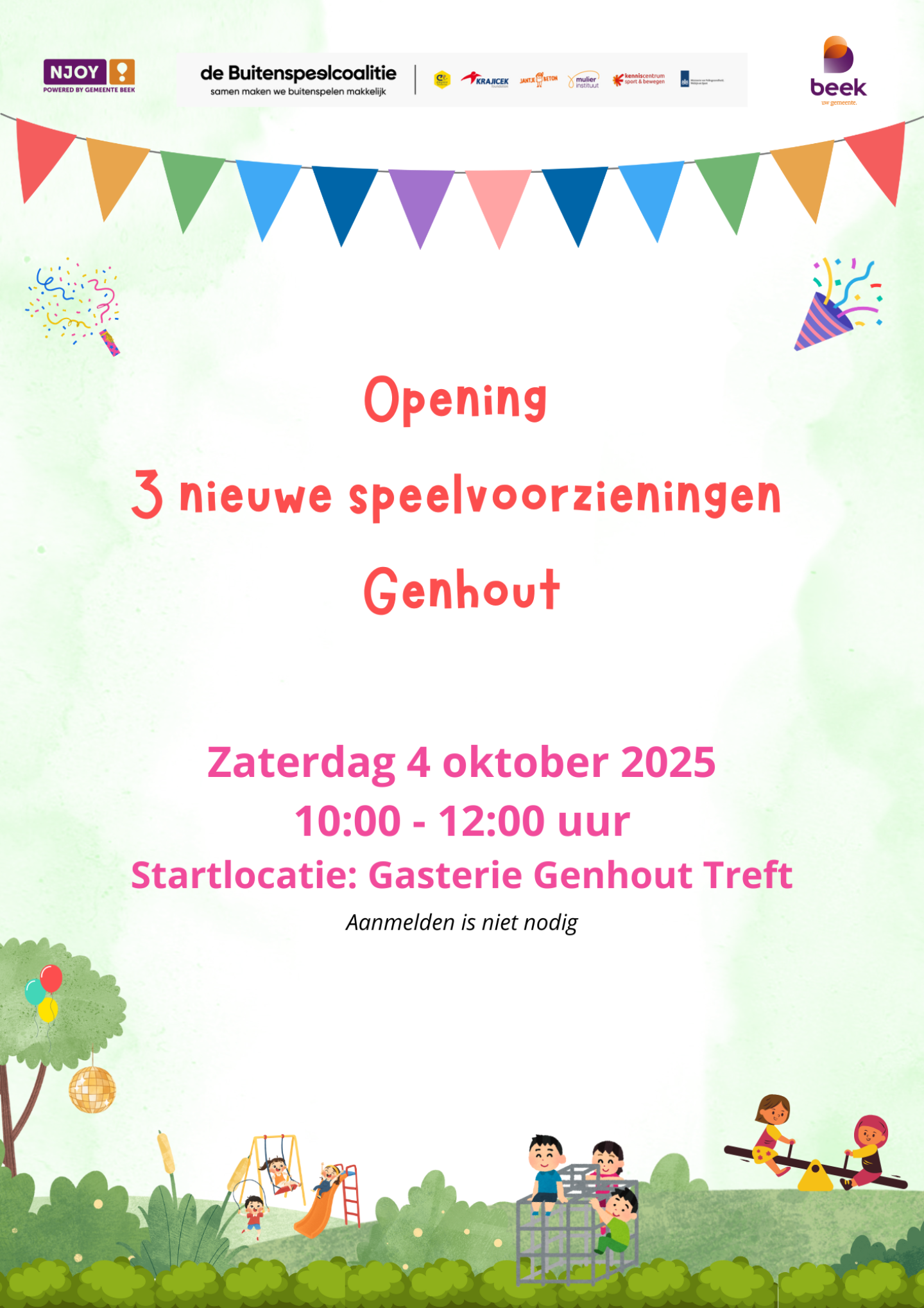 Poster opening Buitenkans Genhout 2025 3
